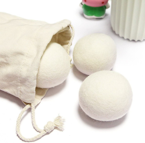 Imagen 5 de 9 de Paquete De 6 Bolas De Lana Orgánica Natural Hipoalergénico