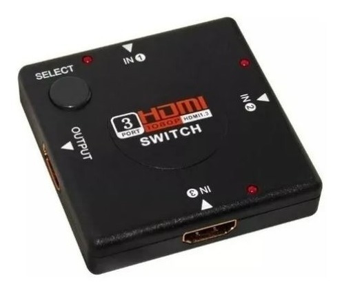 Switch Hdmi Tv 3x1 / 3 Entradas X 1 Salida