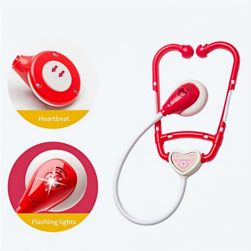 Juego De Juguetes Médicos De Rol Para Niños Con Luces, 52 Pi