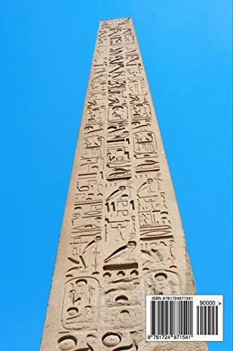 Libro: Obelisco En El Templo De Karnak, Luxor, Egipto Diario