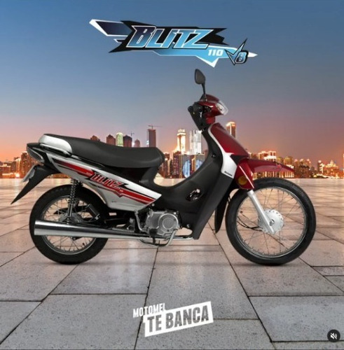 Imagen 7 de 13 de Motomel Blitz 110 Base Rojo 0km 2022 Envios Keller Gilera