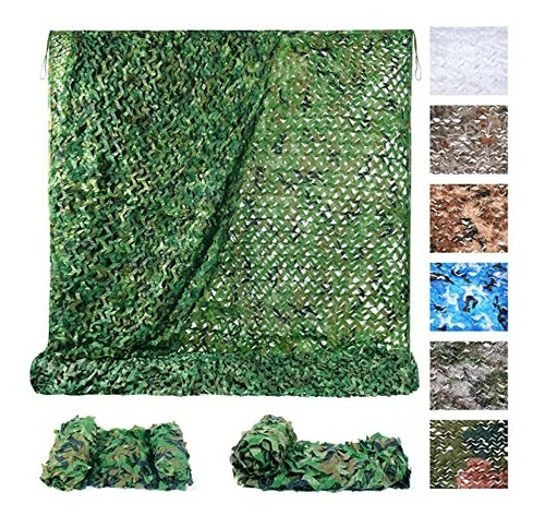 Red De Camuflaje Para Caza Deco Sombra 1.5x2m Camufl Verde