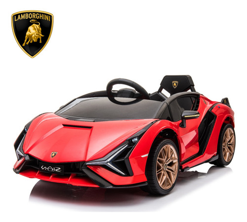 Carro Para Crianças Elétrico C Controle Lamborghini Sian 6v Cor Vermelho