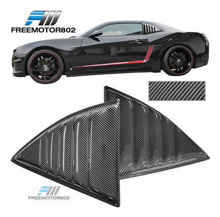 Fits 10-15 Chevy Camaro Window Louver Sun Shade Cover 2p Zzg