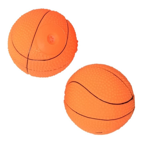 Juguete Pelota Basket Vinilo 6.5cm Perros Cachorros Mascotas