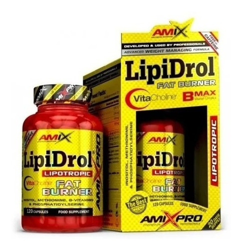 Quemador De Grasa Lipidrol Fat Burner 120 Cápsulas Amix