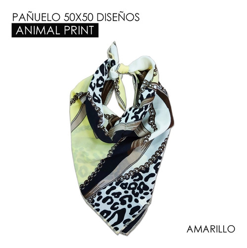 Pañuelo Silk Feeling / 50x50cm / Animal Print