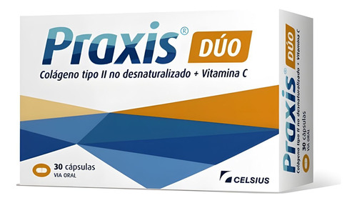 Praxis® X 30 Caps - Colágeno Tipo 2 + Vitamina C