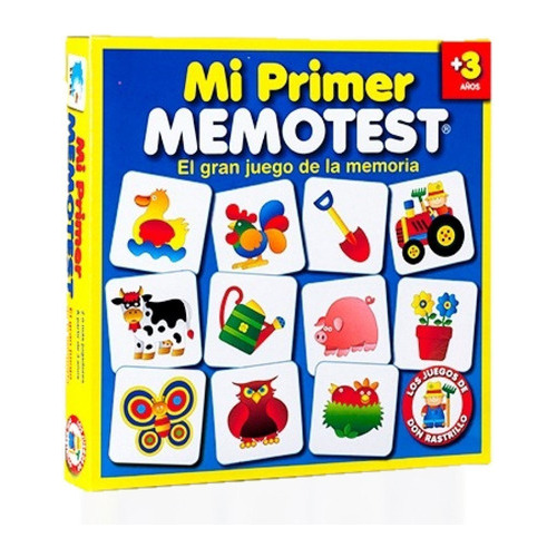 Juego De Mesa Mi Primer Memotest Don Rastrillo Ruibal