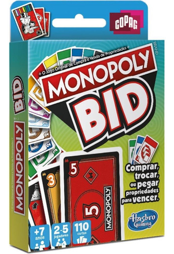 Jogo Monopoly Bid Copag