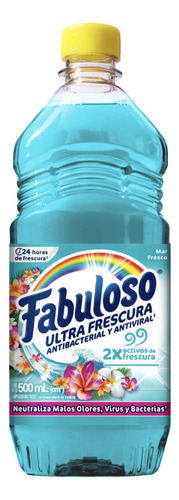 Fabuloso Limpiador Multiusos Mar Fresco 500 Ml -aroma Fresco