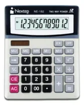 Comprar Nextep Paquete De Calculadoras 12 Dígitos Escritorio C\u002F2 Pzs