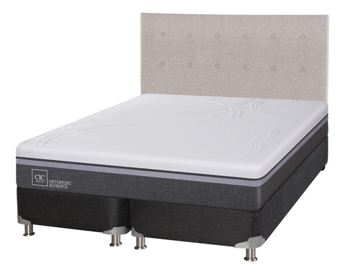 Box Spring Gris