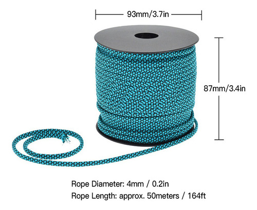 Cuerda Paracord Paracord 50 Metros Para Supervivencia 7 Hilo