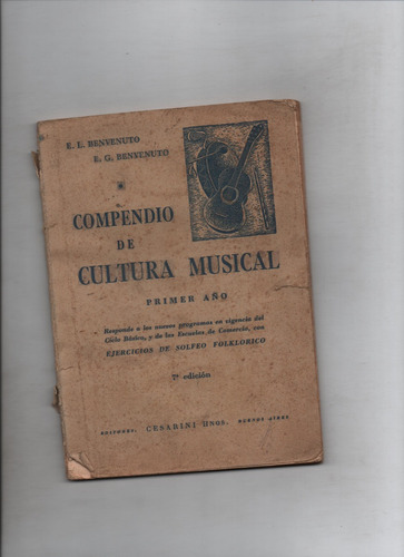 Compendio De Cultura Musical - Benvenuto - Ñ843