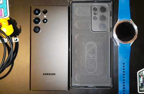 Celular Samsung S22ultra Y Samsung Watch 4 Classic Negro (Usado)