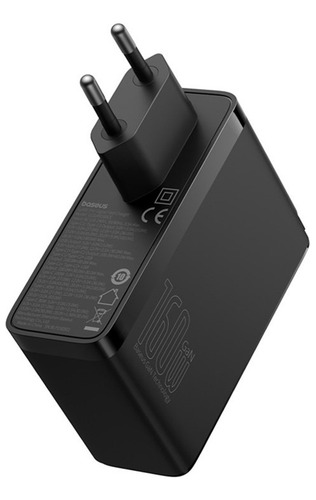 Carregador Baseus 160w Gan 5 Pro Pd 3.1 Cor Preto