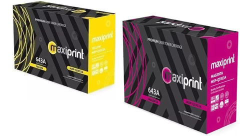 Combo Toner Hp Compatible Q5953a Q5952a Magenta Y Amarillo