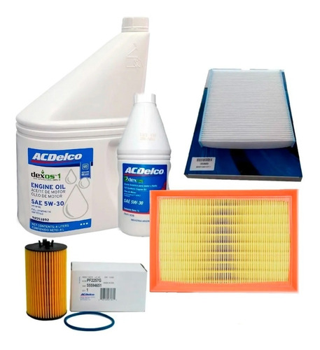 Kit 3 Filtros Aceite 5w30 5 Litros  Chevrolet Tracker 1.8