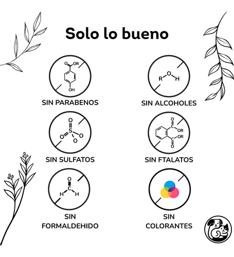 Shampoo Para Perro Natural Y Biodegradable Inumori Miel Y Manzanilla