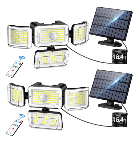 Claoner Luces Solares Para Exteriores Sensor De Movimiento 3