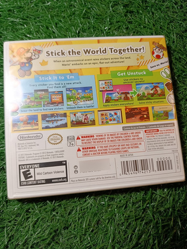 Juego Original Nintendo 3ds Paper Mario Sticker Star