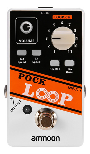 Pedal De Efectos Loopers, 11 Velocidades, Pock Ammoon, Para