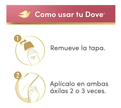 Desodorante Dove Tono Uniforme Rosas Antitranspirante En