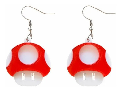 Pendientes Hongo Mario Bros