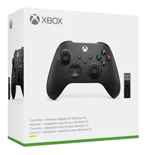 Joystick inalámbrico Microsoft Xbox Xbox Series X|S controller + Wireless adapter for Windows 10 carbon black