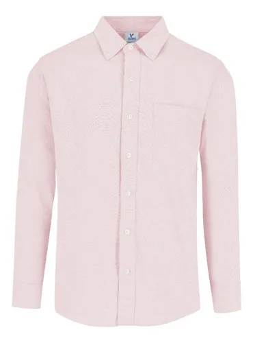 Camisa rosa pastel hombre hotsell
