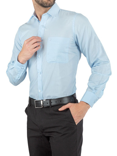 Camisa Alejandro Celeste Claro Donatelli