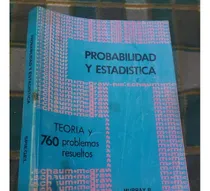 Comprar Libro Schaum Probabilidad Y Estadística Problemas Resueltos