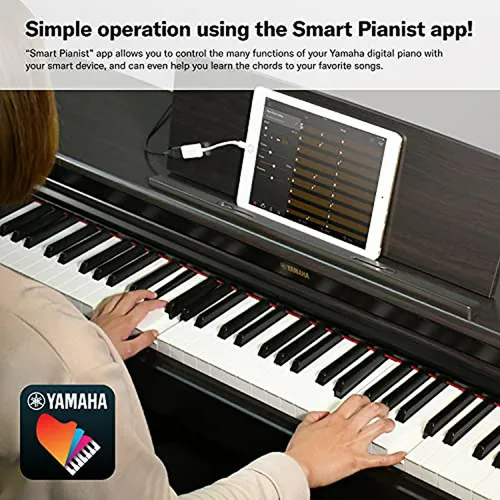 Piano Yamaha Ydp144 Arius Series Con Banco, Negro