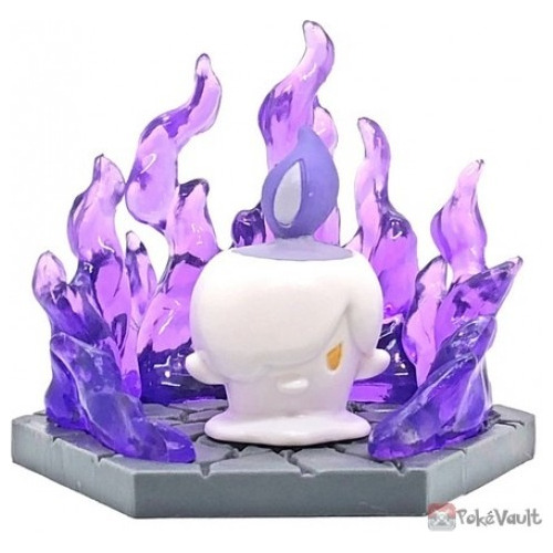 Boneco Pokemon Litwick Diorama Fighting X Ghost Takara Tomy