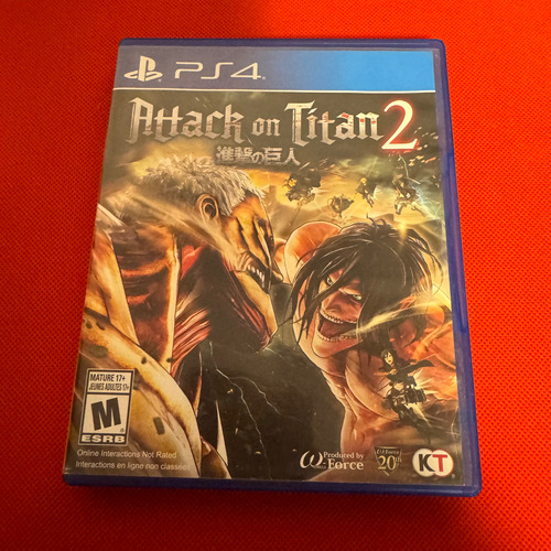 Attack Of Titans 2 Play Station 4 Ps4 Original 