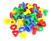 Comprar Tuercas Bloques Grandes Juego Didáctico De Encaje Bolsa -183