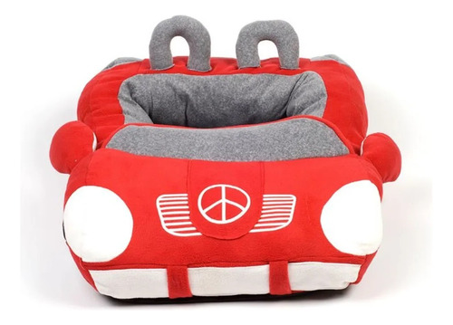 Cama Coche Auto Mercedes Rojo Para Perro Pequeño O Gato