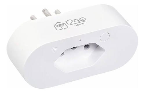 Tomada Inteligente Smart Plug Slim I2go Wi-fi 10a Alexa App Cor Branco