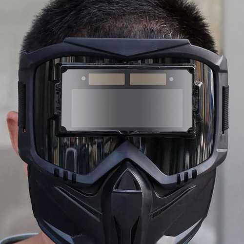 Soldadura De Visión Amplia, Oscurecimiento Automático Con