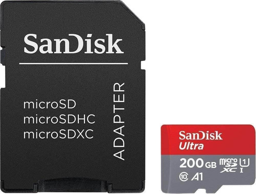 Imagen 2 de 2 de Tarjeta De Memoria Flash Sandisk Ultra Microsd Uhs-i De 200