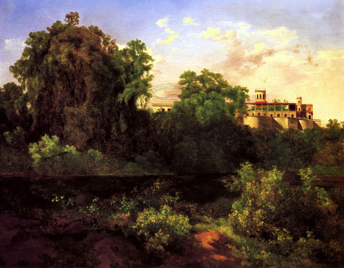 Lienzo Tela Canvas Arte José María Velasco Chapultepec 1878