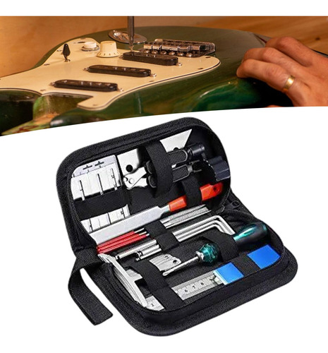 Juego De 25 Herramientas Para Guitarra, Limas De Cuerdas,