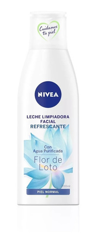 Leche De Limpieza Nivea Agua Purificada Flor De Loto 200 ml
