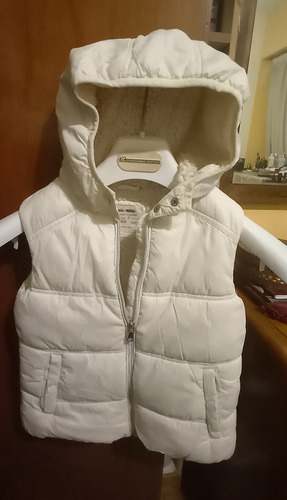 Chaleco Campera Niño/ Niña Con Corderito Interior Y Capucha