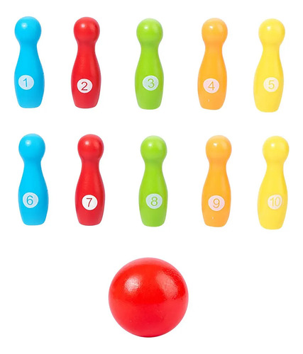 Juego De Bolos Digital Interactivo De Madera