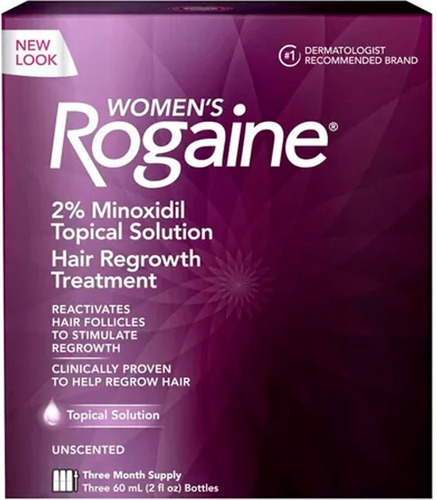 Women´s Rogaine 2% Tópico Three Month Supply