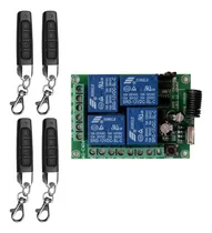 Comprar Receptor Inalambrico 4 Canales 4 Controles Remotos Flex Kit