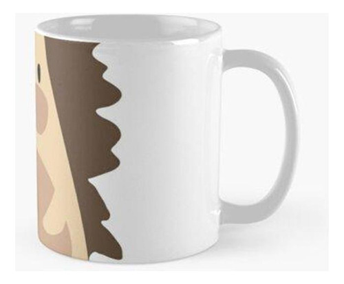 Taza Lindo Animal De Dibujos Animados Erizo Calidad Premium