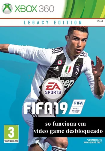 Jogo Fifa 19 Xbox 360(leia A Descrição)